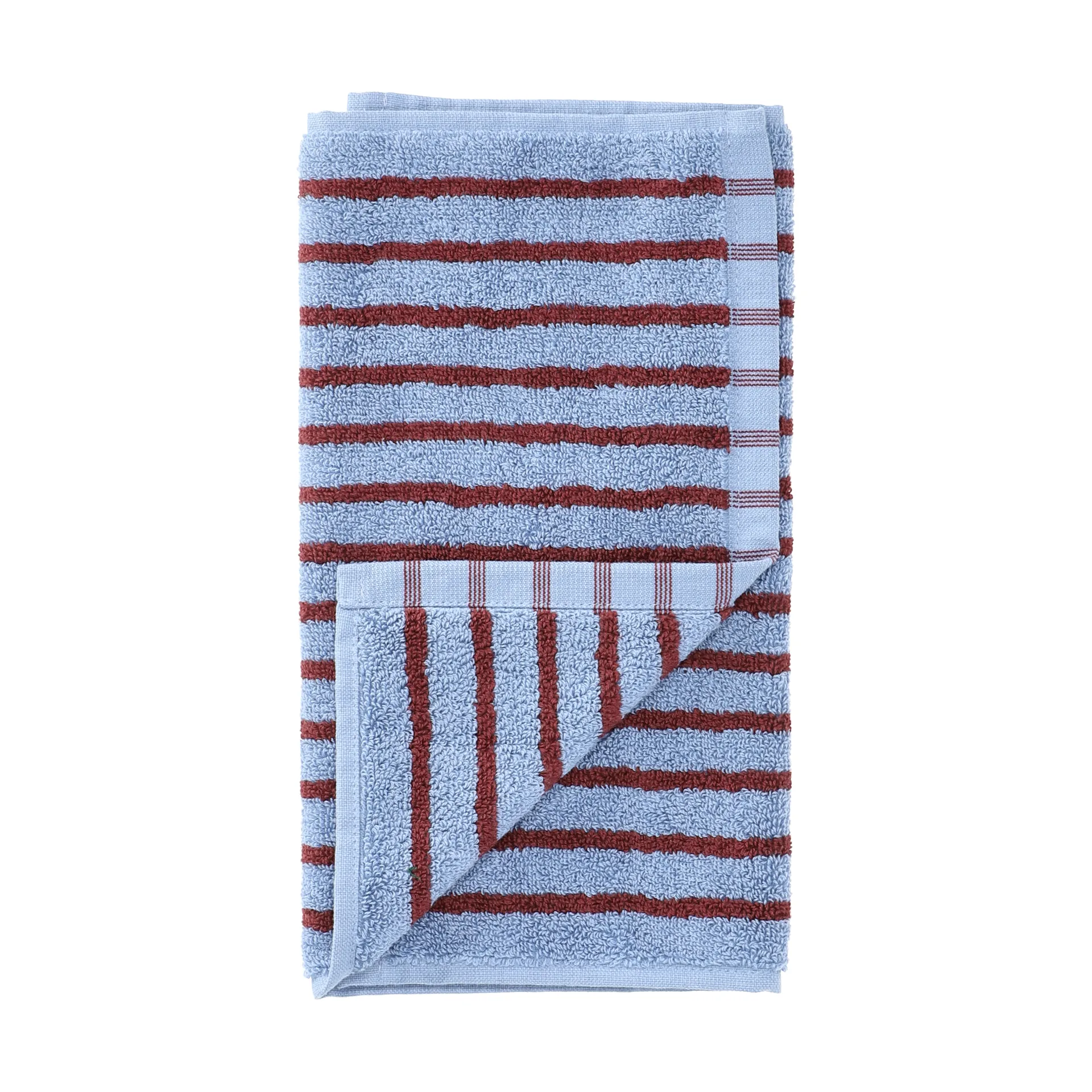 Toalha Drift 30x50 cm, Azul-vermelho Scandi Living