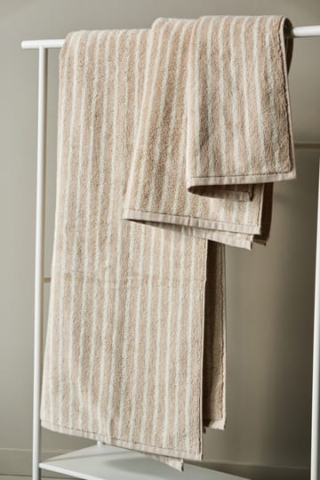 Toalha Drift 30x50 cm - Bege-branco - Scandi Living