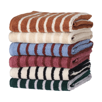 Toalha Drift 30x50 cm - Bege-branco - Scandi Living