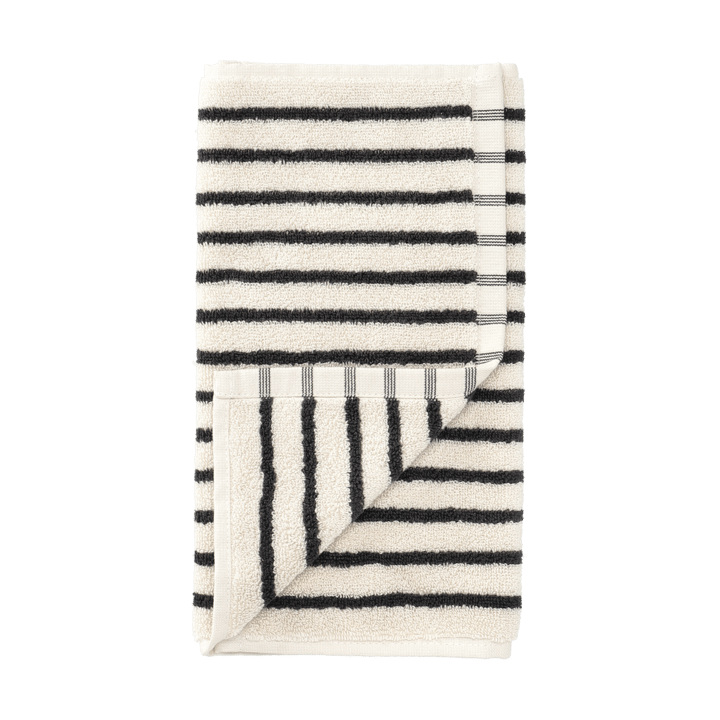 Toalha Drift 30x50 cm - Branco-preto - Scandi Living