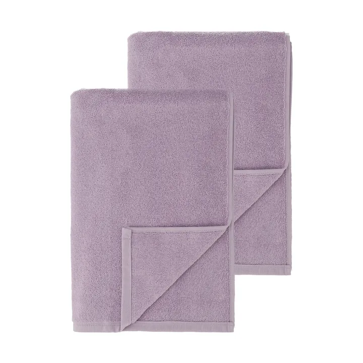 Toalhas de banho Drift 100x150 cm 2-unidades - Lilás - Scandi Living