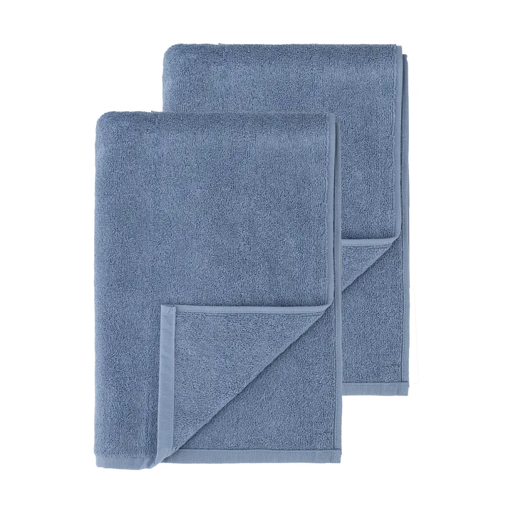 Toalhas de banho Drift 100x150 cm pack de 2 - Azul - Scandi Living