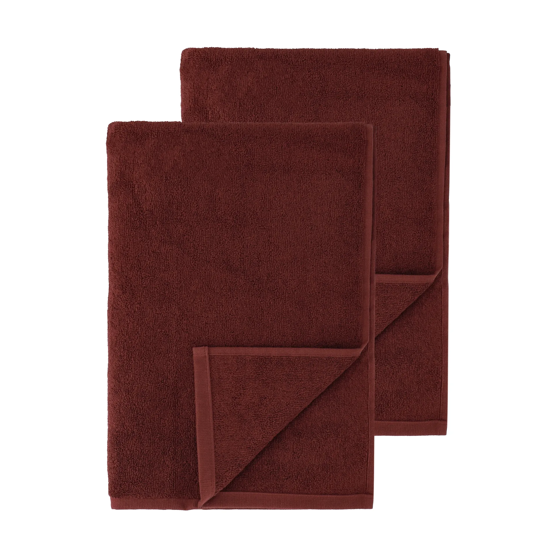 Toalhas de banho Drift 100x150 cm pack de 2 - Vermelho,  Scandi Living