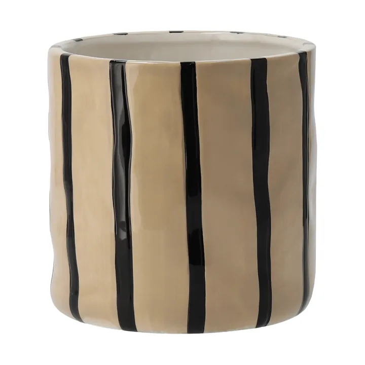 Vaso Thrive Ø16 cm - Bege-preto - Scandi Living