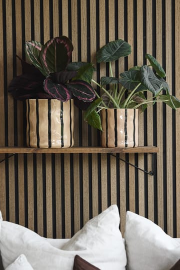 Vaso Thrive Ø16 cm - Bege-preto - Scandi Living