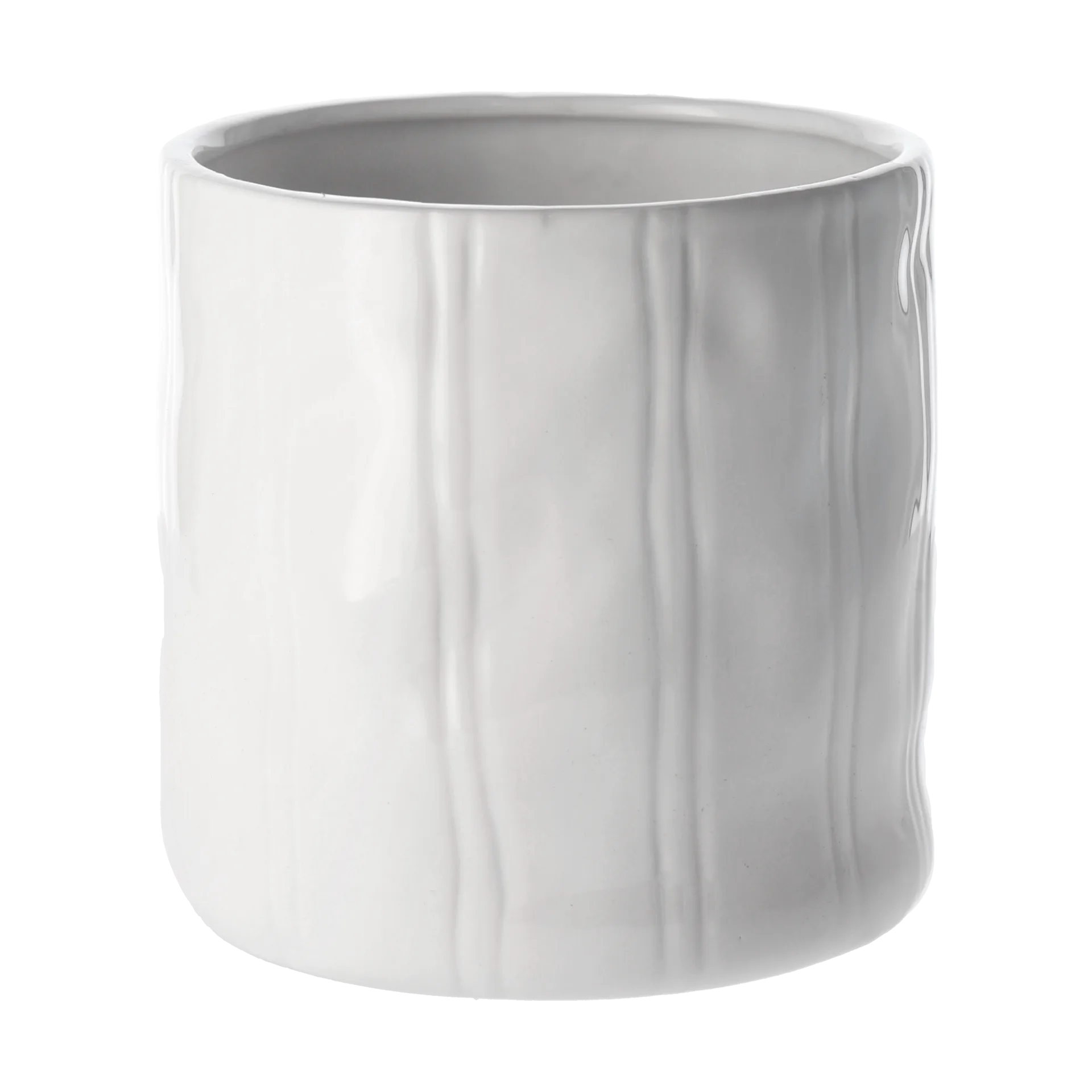 Vaso Thrive Ø16 cm, Branco-branco  Scandi Living
