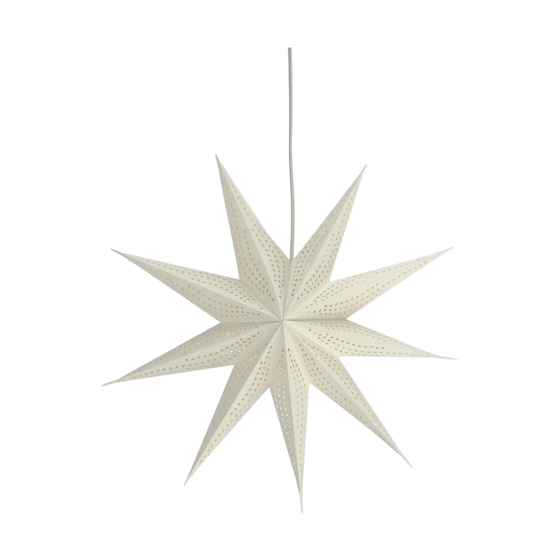 Veil estrela de Advento, Branco, Ø45 cm Scandi Living