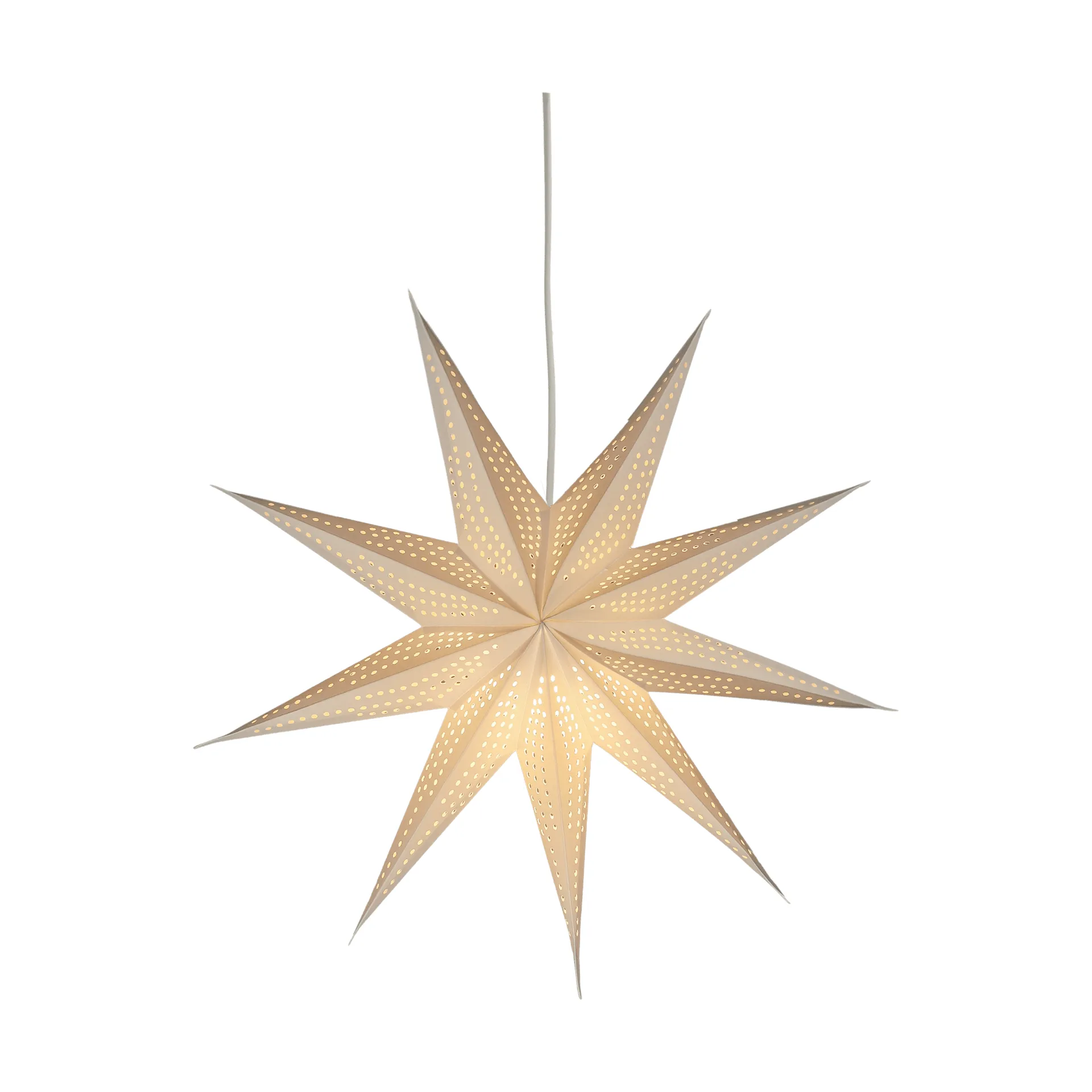 Veil estrela de Advento, Branco, Ø45 cm Scandi Living