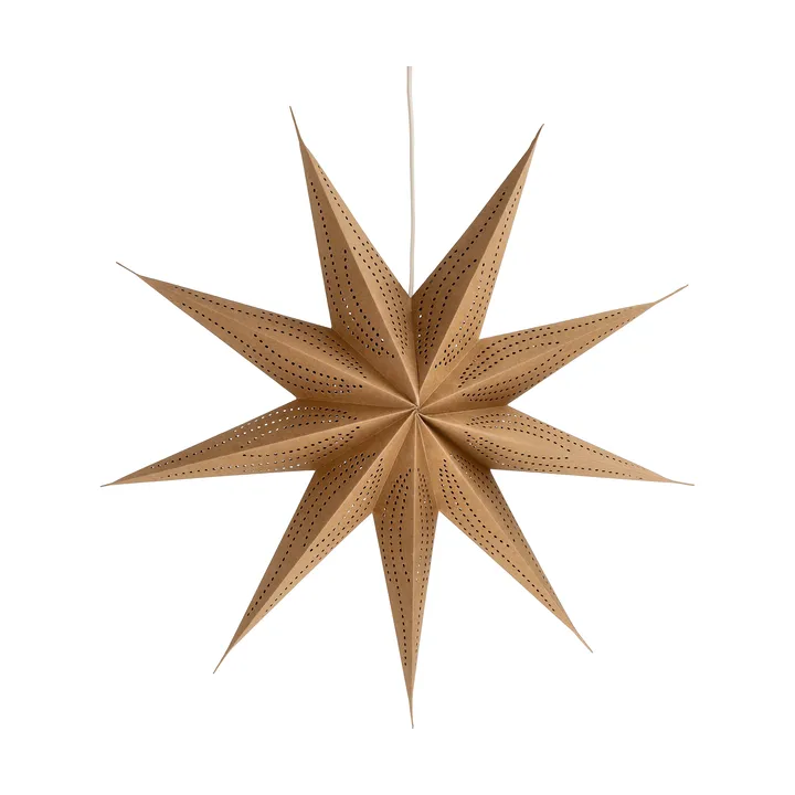 Veil estrela de Advento - Natural, Ø60 cm - Scandi Living