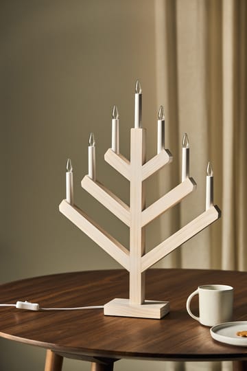 Vela do advento Pine 62 cm - branco esmaltado - Scandi Living