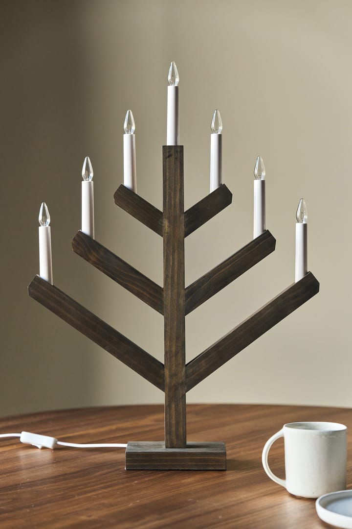 Vela do advento Pine 62 cm - Tingimento escuro - Scandi Living