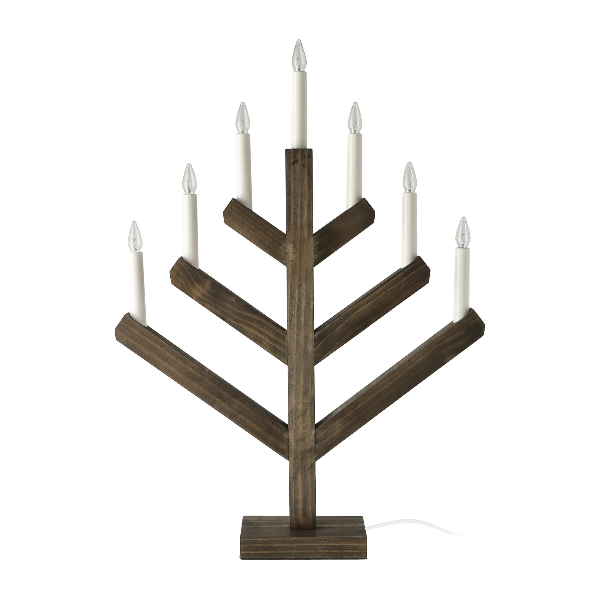 Vela do advento Pine 62 cm, Tingimento escuro Scandi Living