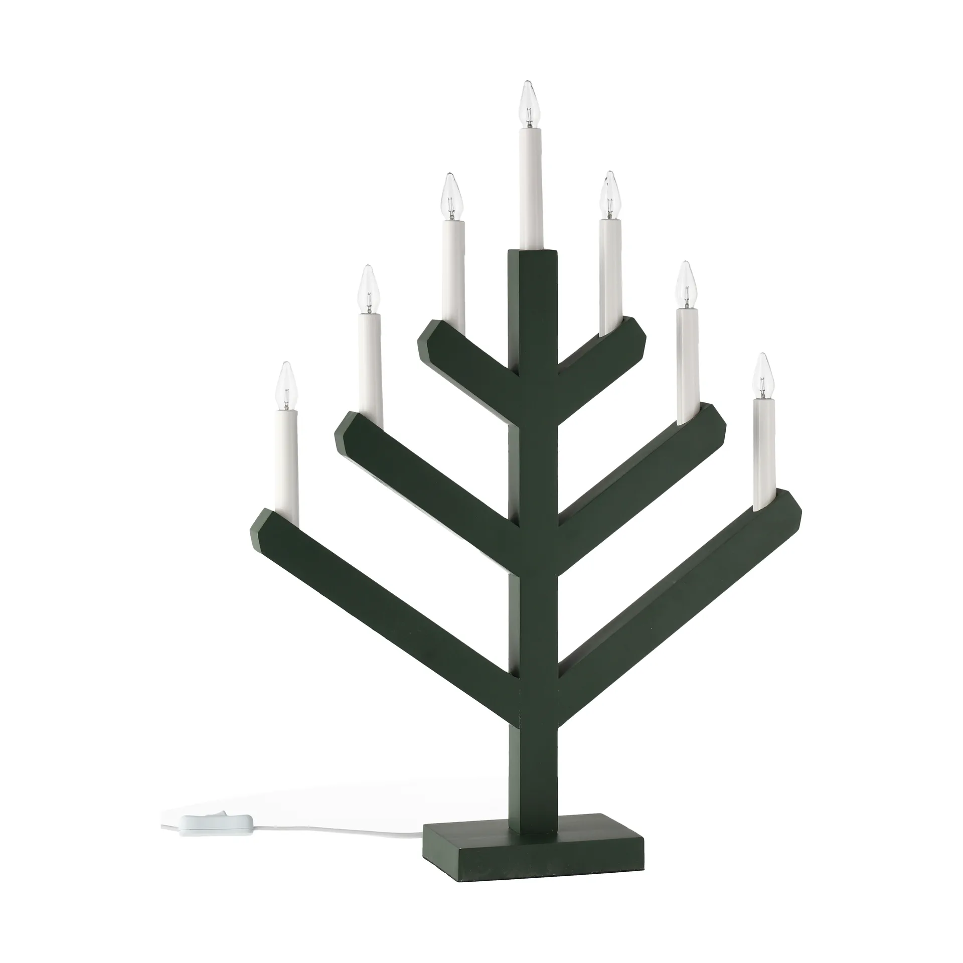Vela do advento Pine 62 cm, Verde Scandi Living