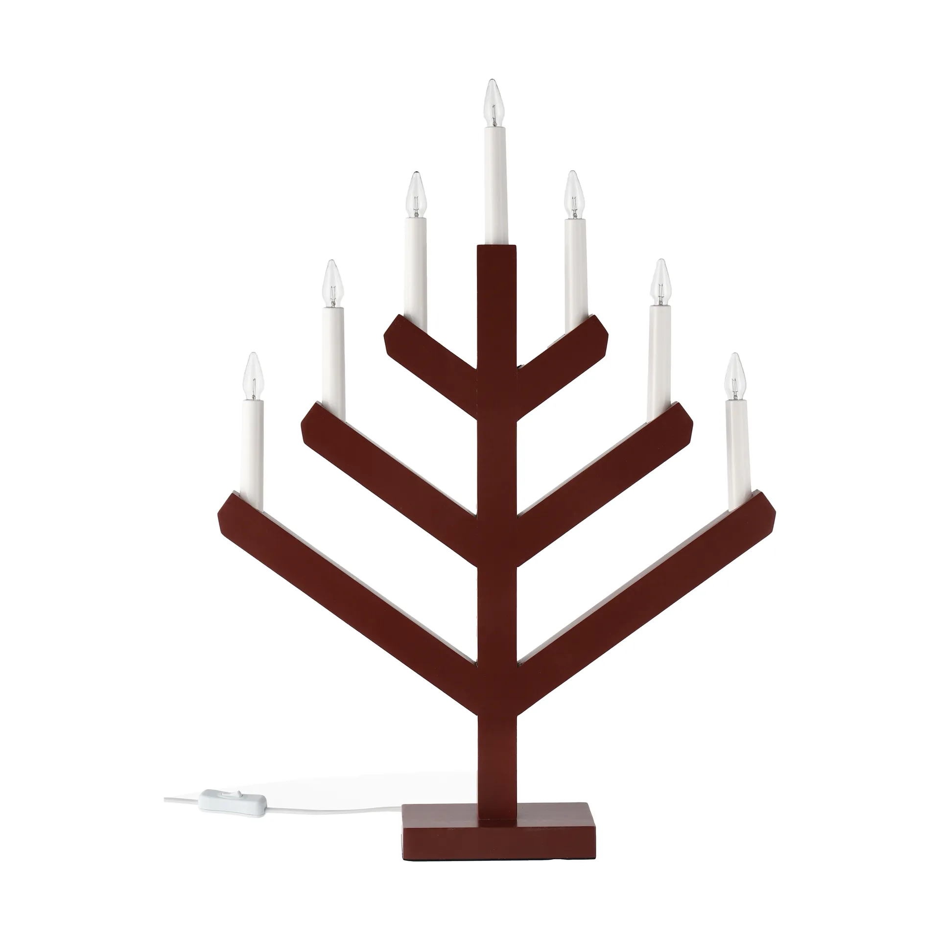 Vela do advento Pine 62 cm, Vermelho Scandi Living