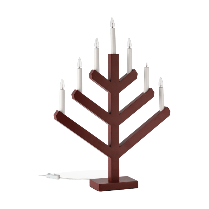 Vela do advento Pine 62 cm, Vermelho Scandi Living