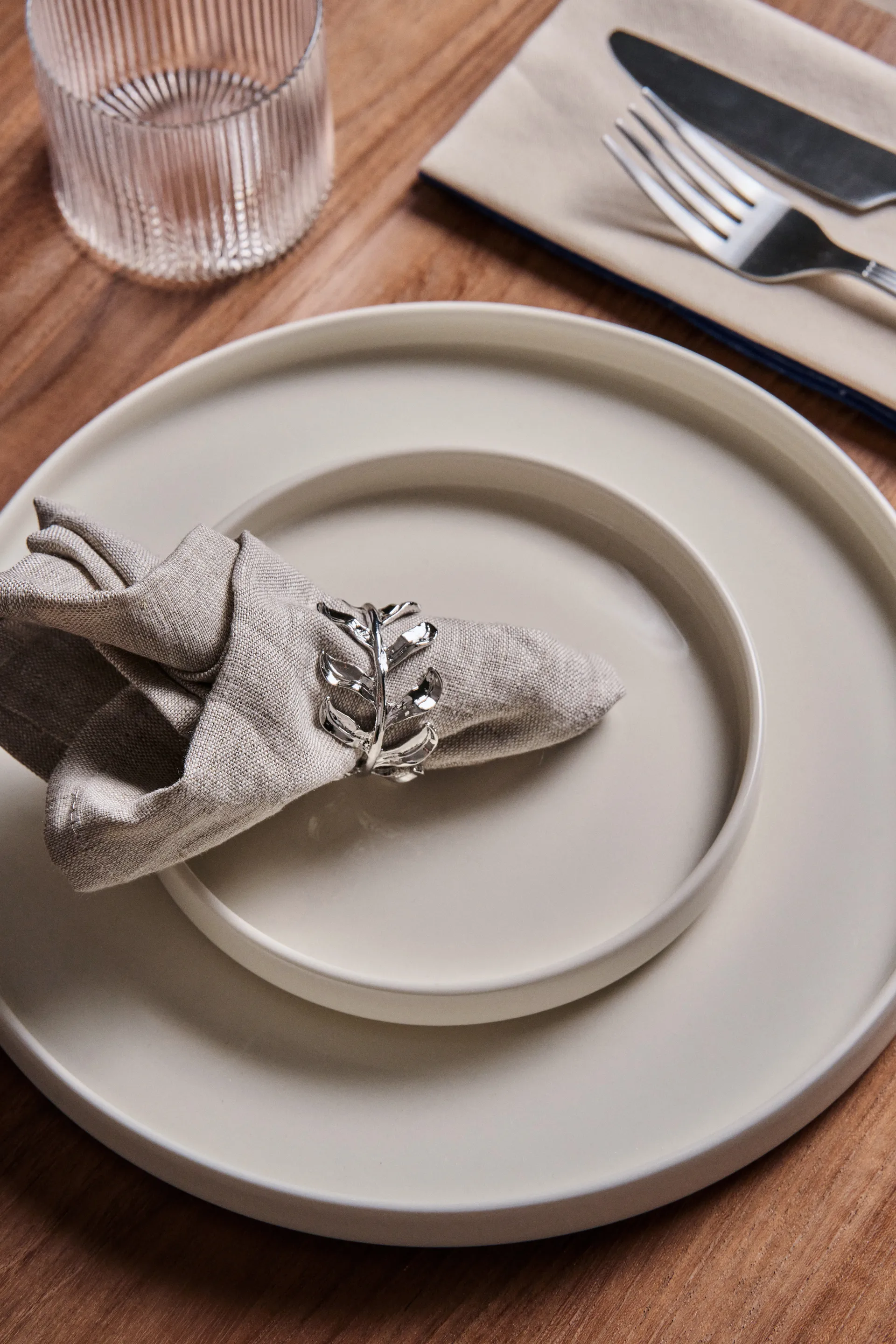 Vine argola para guardanapo 4 unidades Ø4,7 cm, Liga de zinco Scandi Living