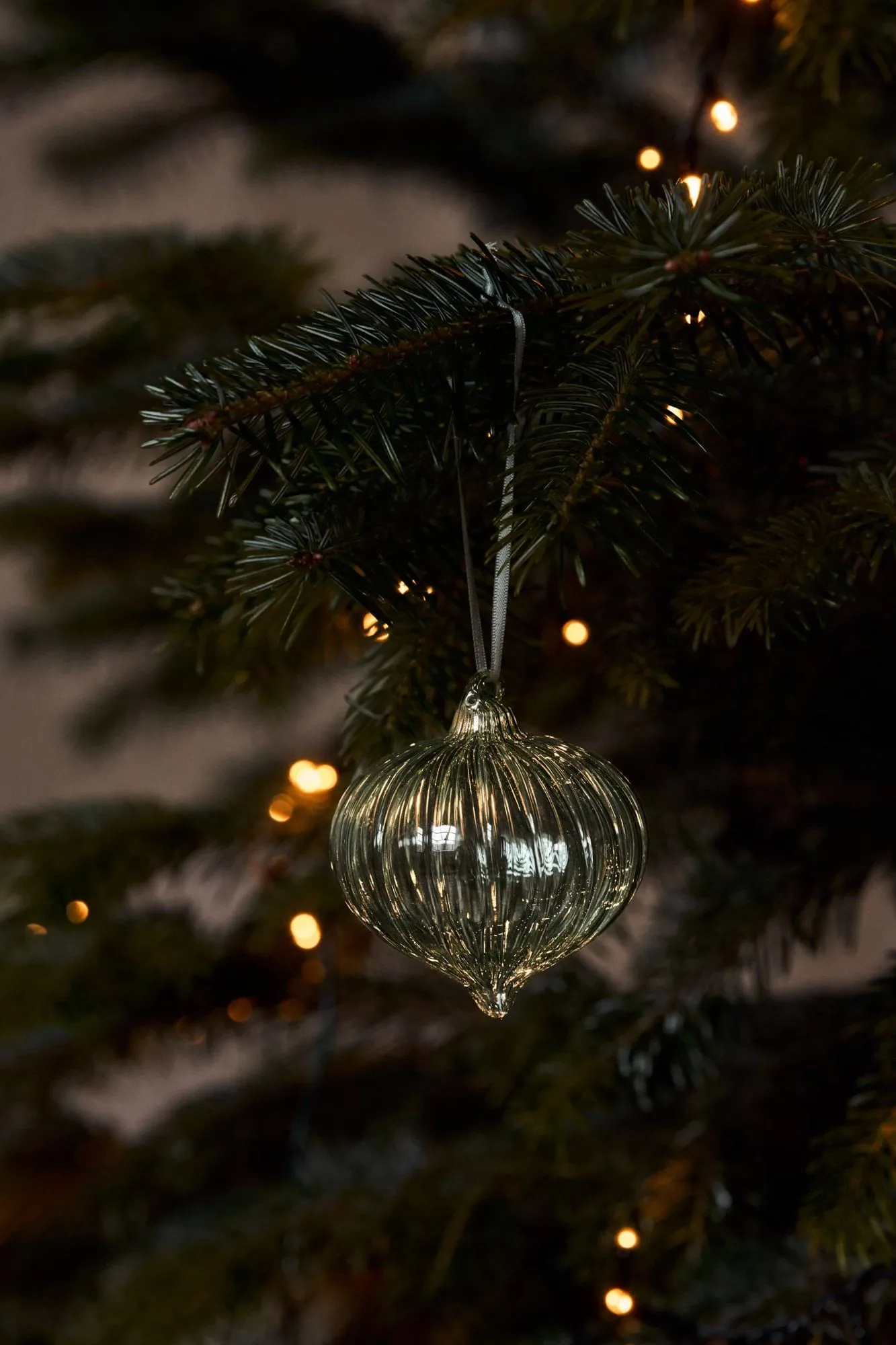 Whisper bolas de Natal, conjunto de 3, Verde Scandi Living