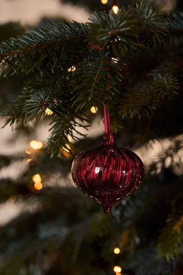 Whisper bolas de Natal, conjunto de 3 - Vermelho - Scandi Living