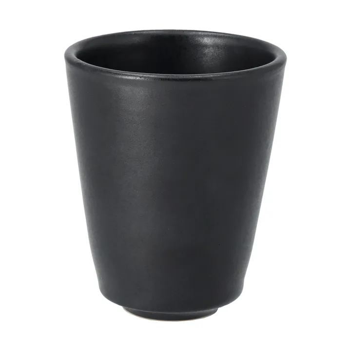 Xícara cappuccino Terra - Preto em grés, 14,5 cl - Scandi Living