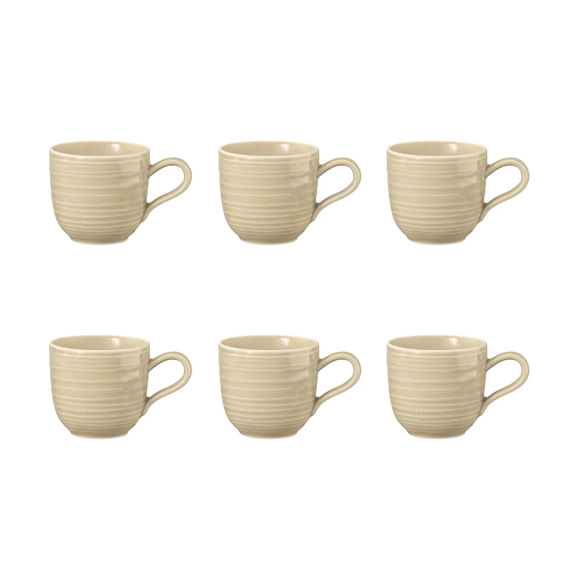 Chávena de café expresso Terra 9 cl 6-unidades , Areia bege  Seltmann Weiden