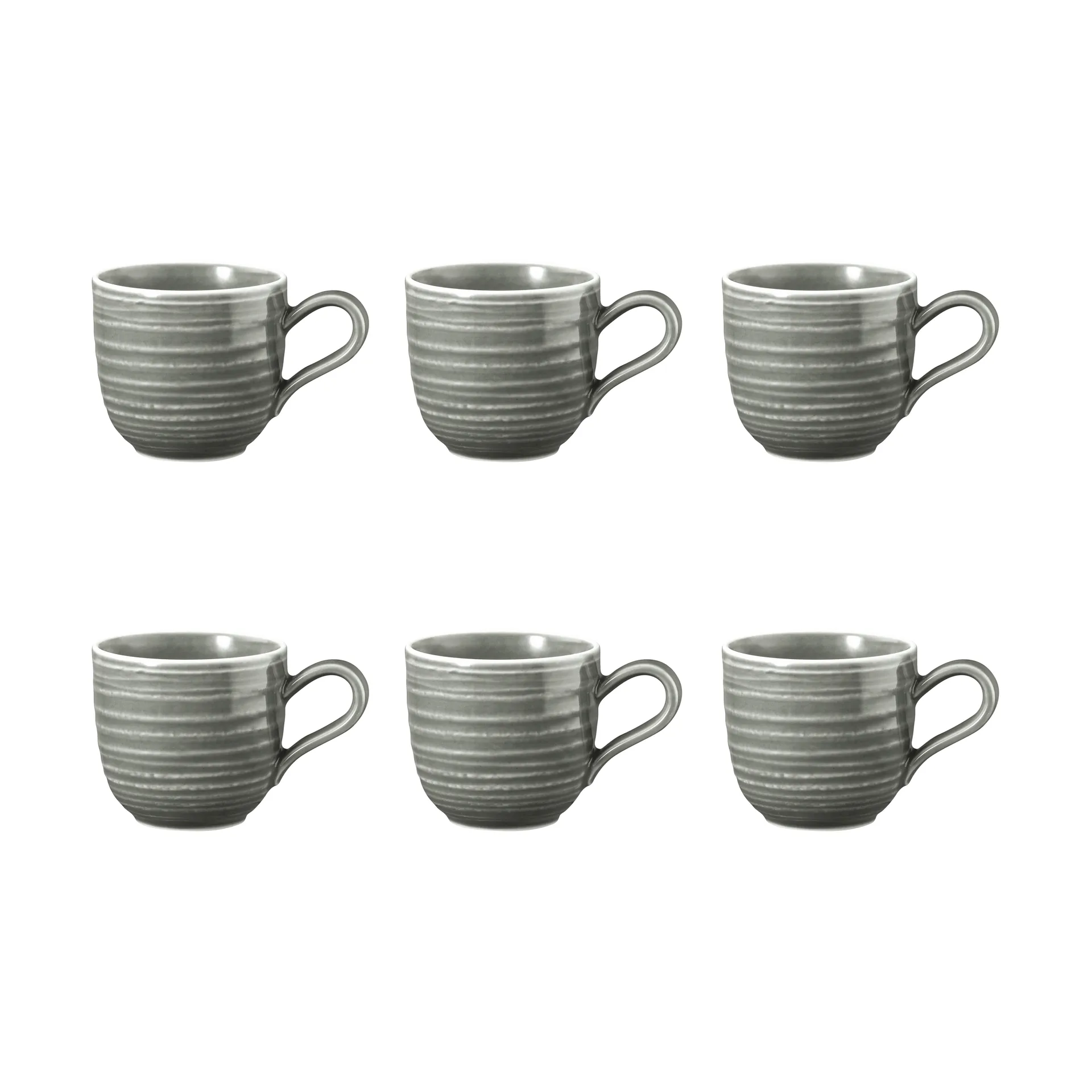 Chávena de café expresso Terra 9 cl 6-unidades , Cinzento pearl Seltmann Weiden