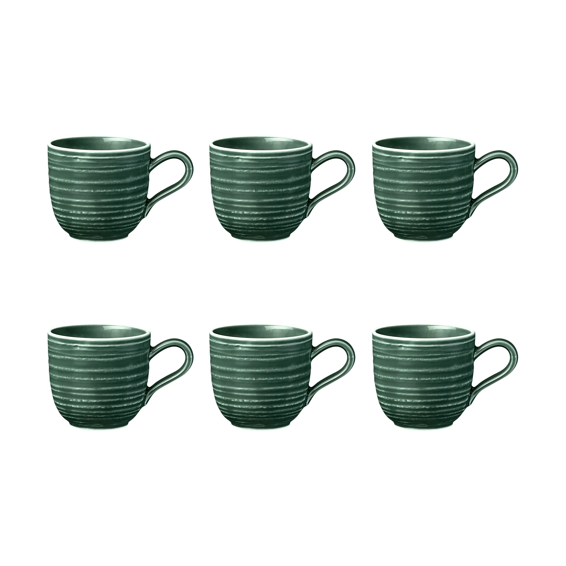 Chávena de café expresso Terra 9 cl 6-unidades , Verde musgo  Seltmann Weiden