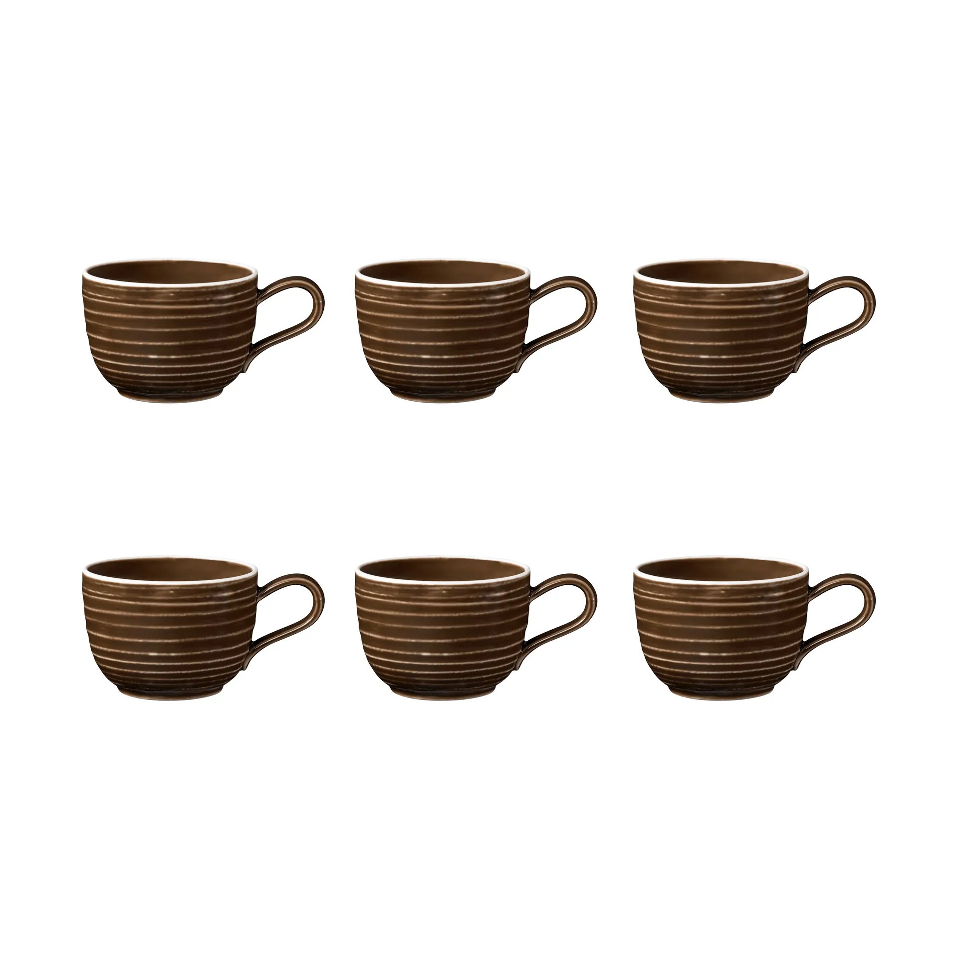 Chávena Terra 20 cl 6-unidades, Earth Brown  Seltmann Weiden