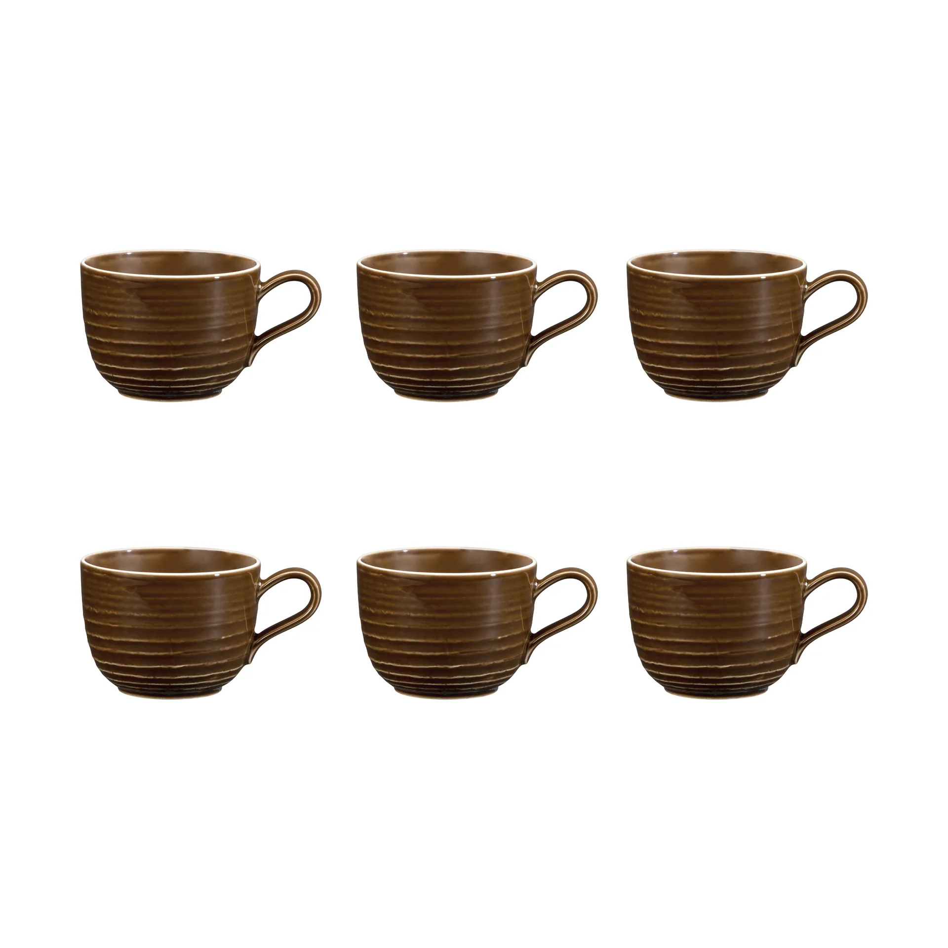 Chávena Terra 26 cl 6-unidades, Earth Brown  Seltmann Weiden