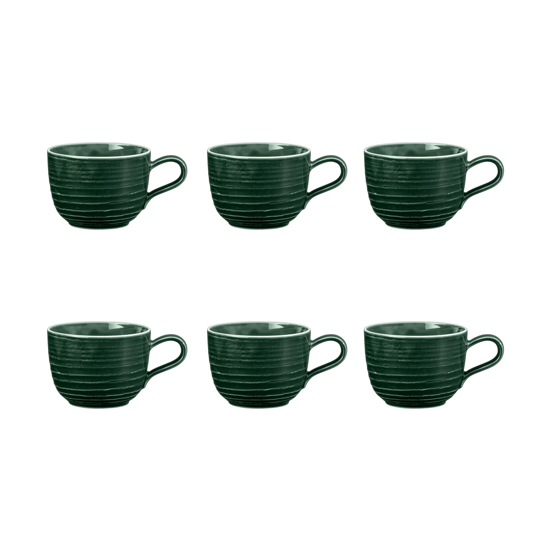 Chávena Terra 26 cl 6-unidades, Verde musgo  Seltmann Weiden