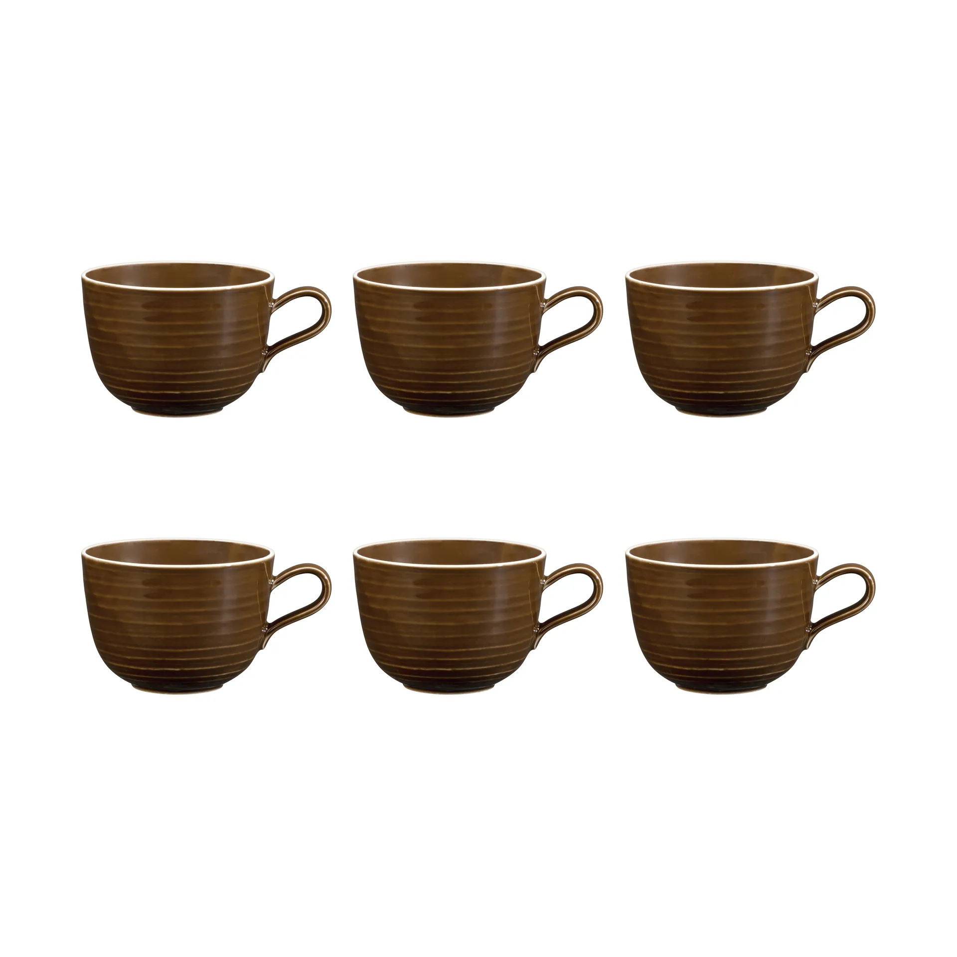 Chávena Terra 38 cl 6-unidades, Earth Brown  Seltmann Weiden