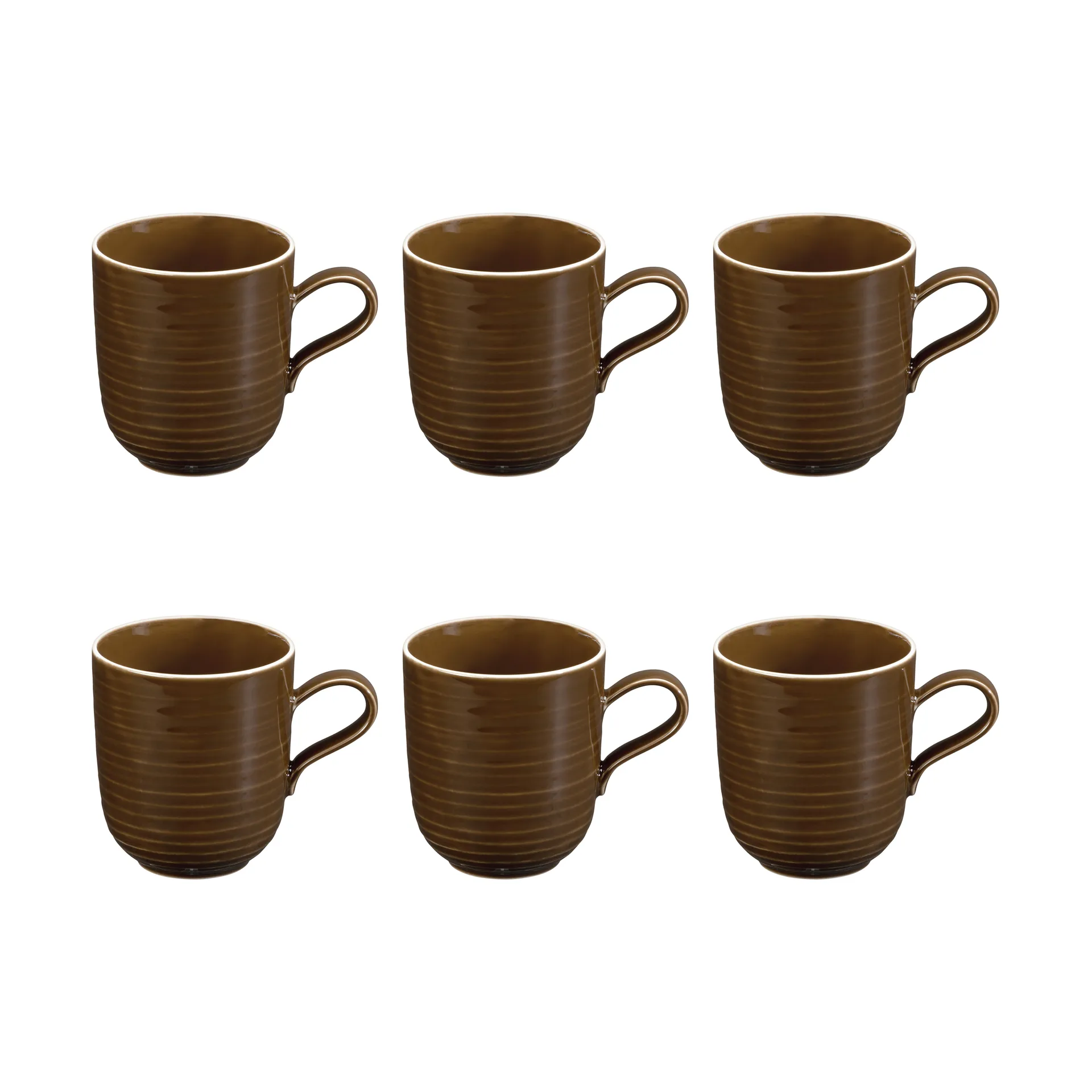 Chávena Terra 40 cl 6-unidades , Earth Brown  Seltmann Weiden