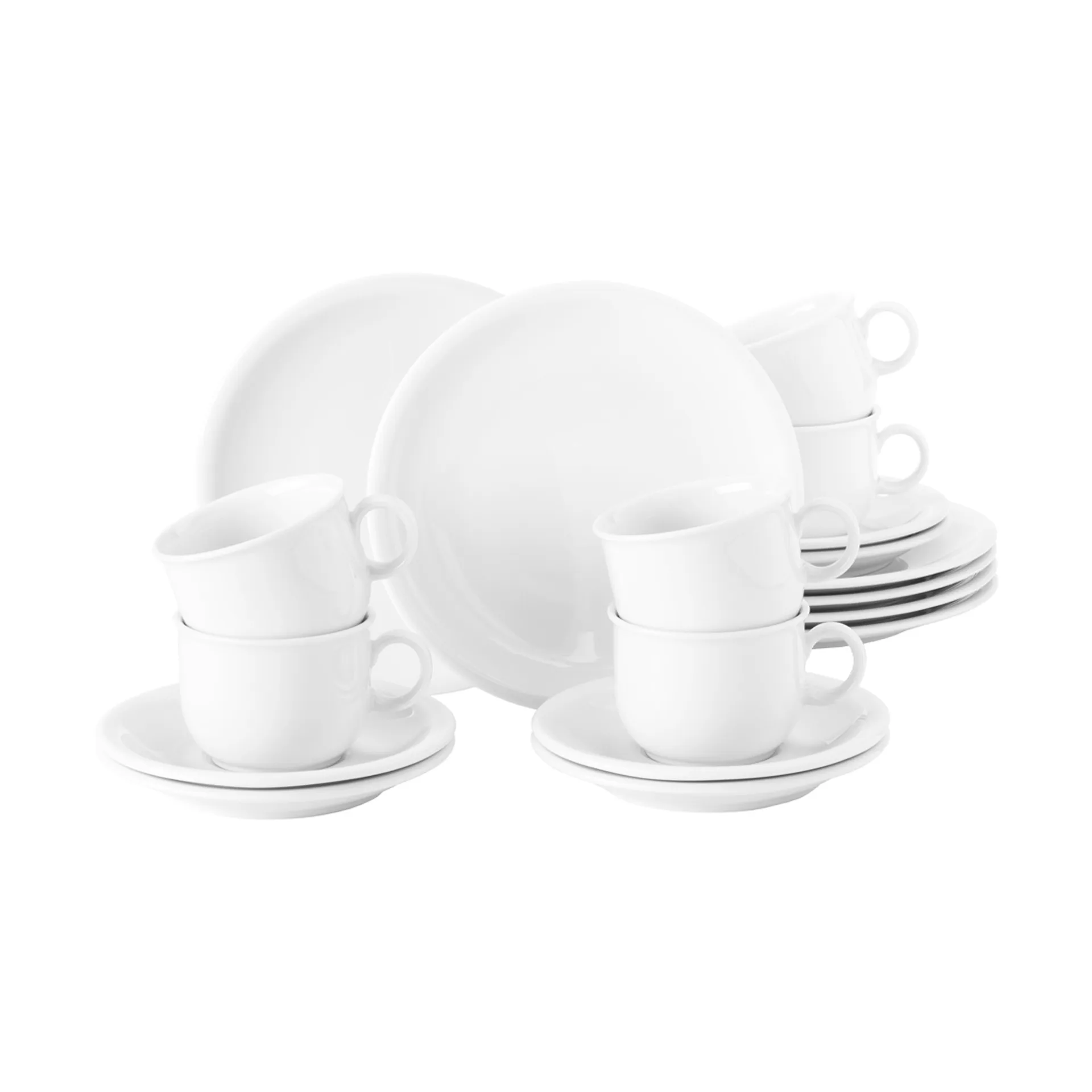  Conjunto de Café Compact 18 Peças, Branco  Seltmann Weiden