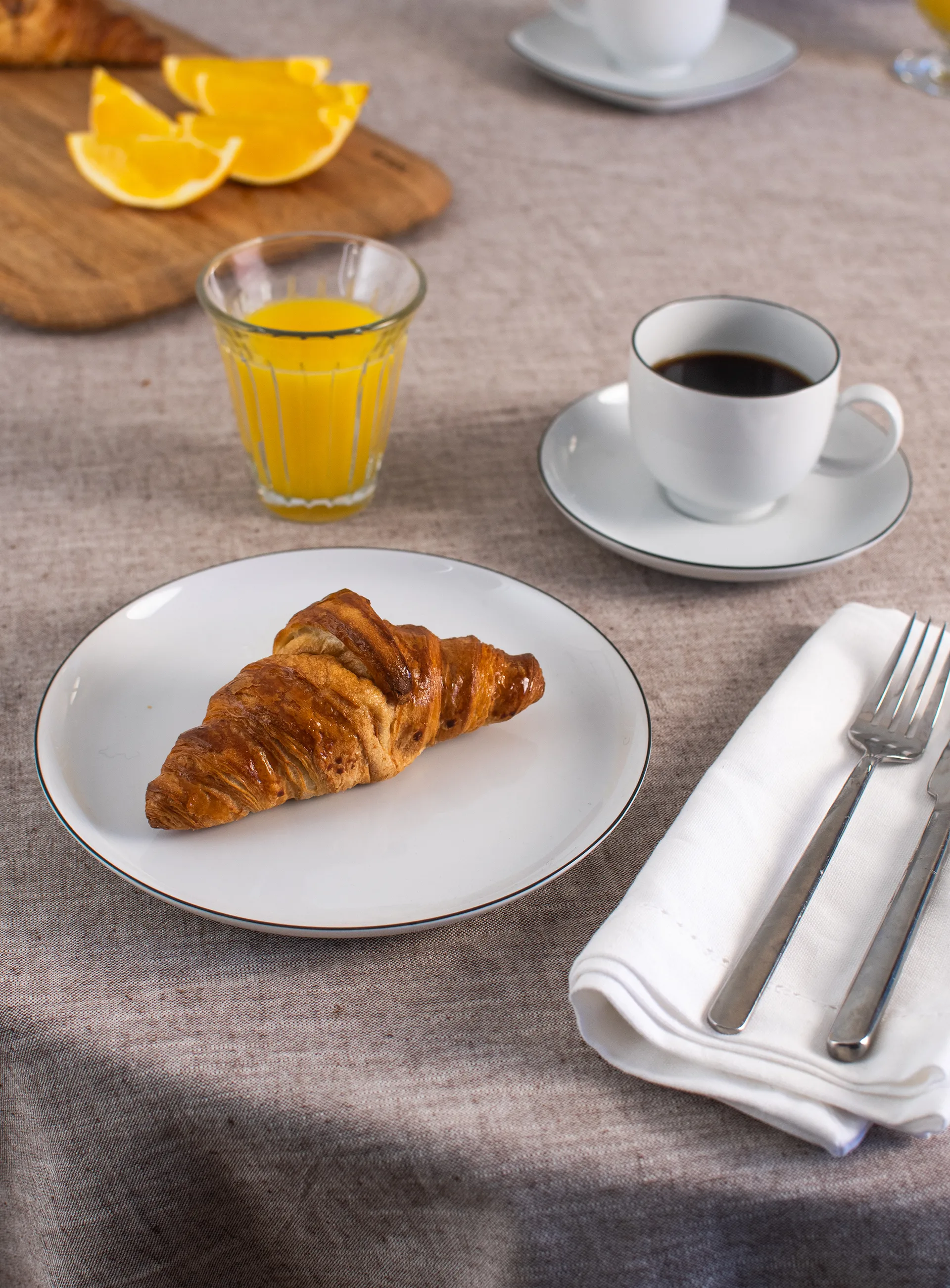 Conjunto de café Lido black line 18 peças , Branco com borda preta Seltmann Weiden