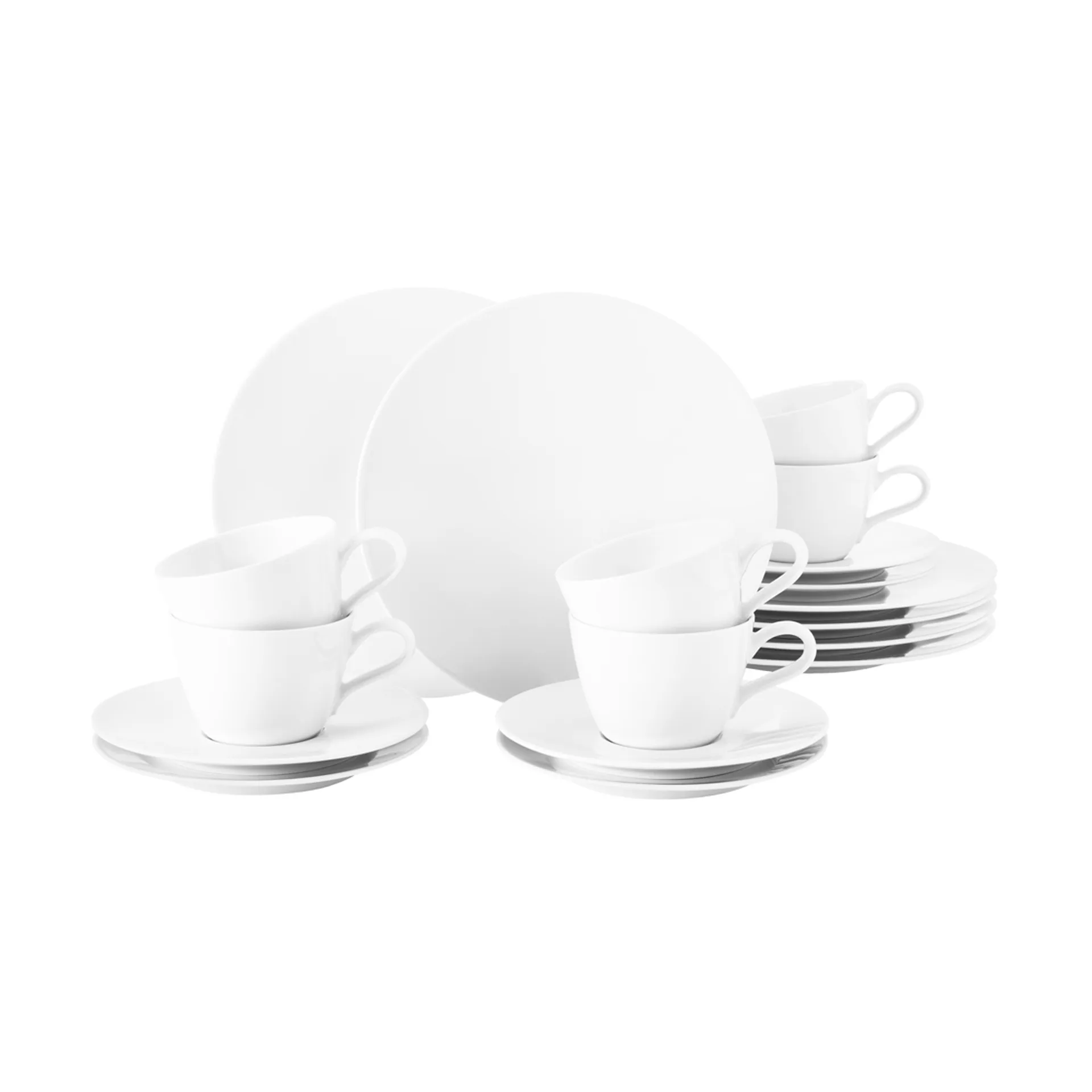 Conjunto de Café Life 18 Peças, Branco  Seltmann Weiden