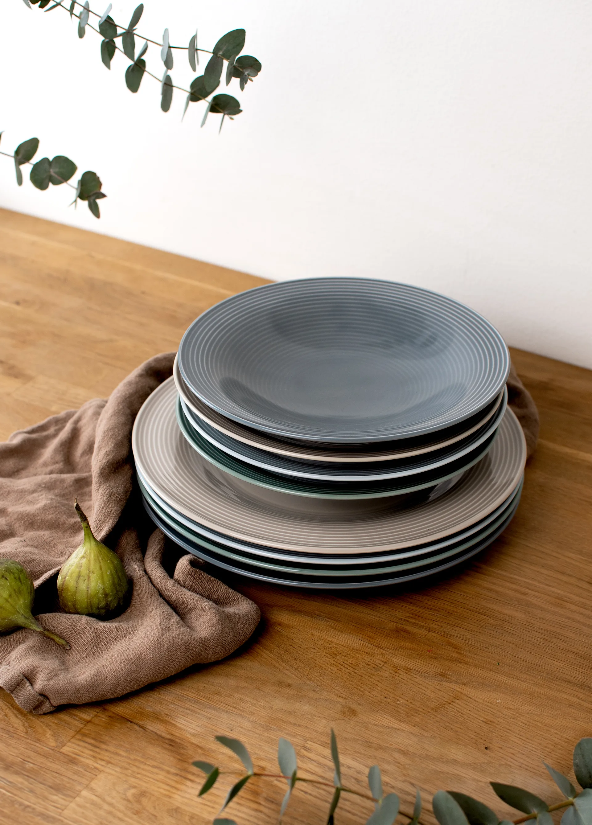 Conjunto de louça Beat 12 peças, Azul ártico Seltmann Weiden