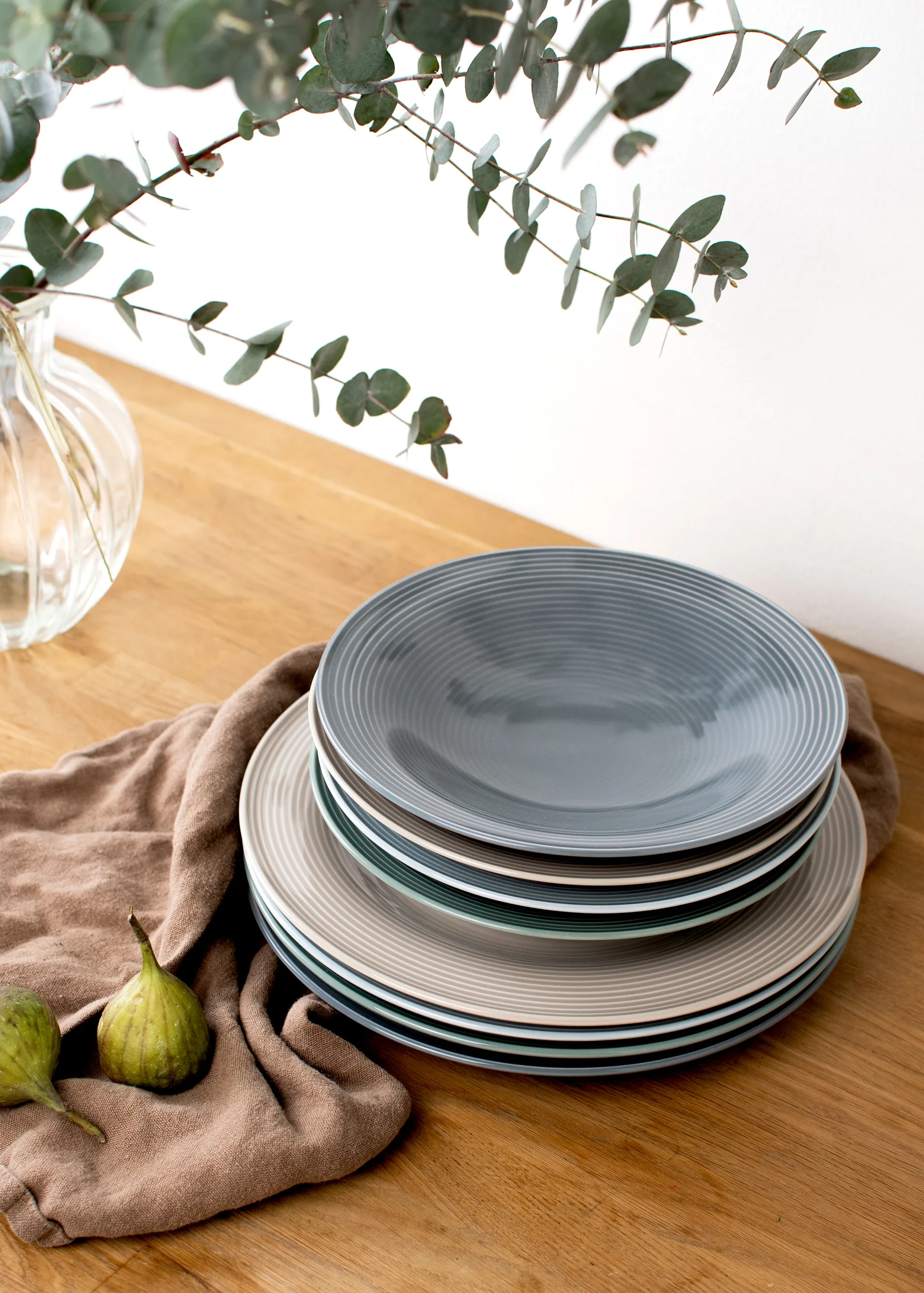 Conjunto de louça Beat 12 peças, Azul ártico Seltmann Weiden