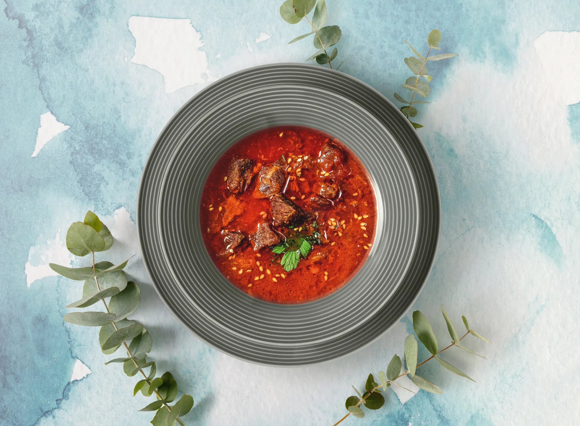 Conjunto de louça Beat 12 peças, Cinzento Pérola Seltmann Weiden