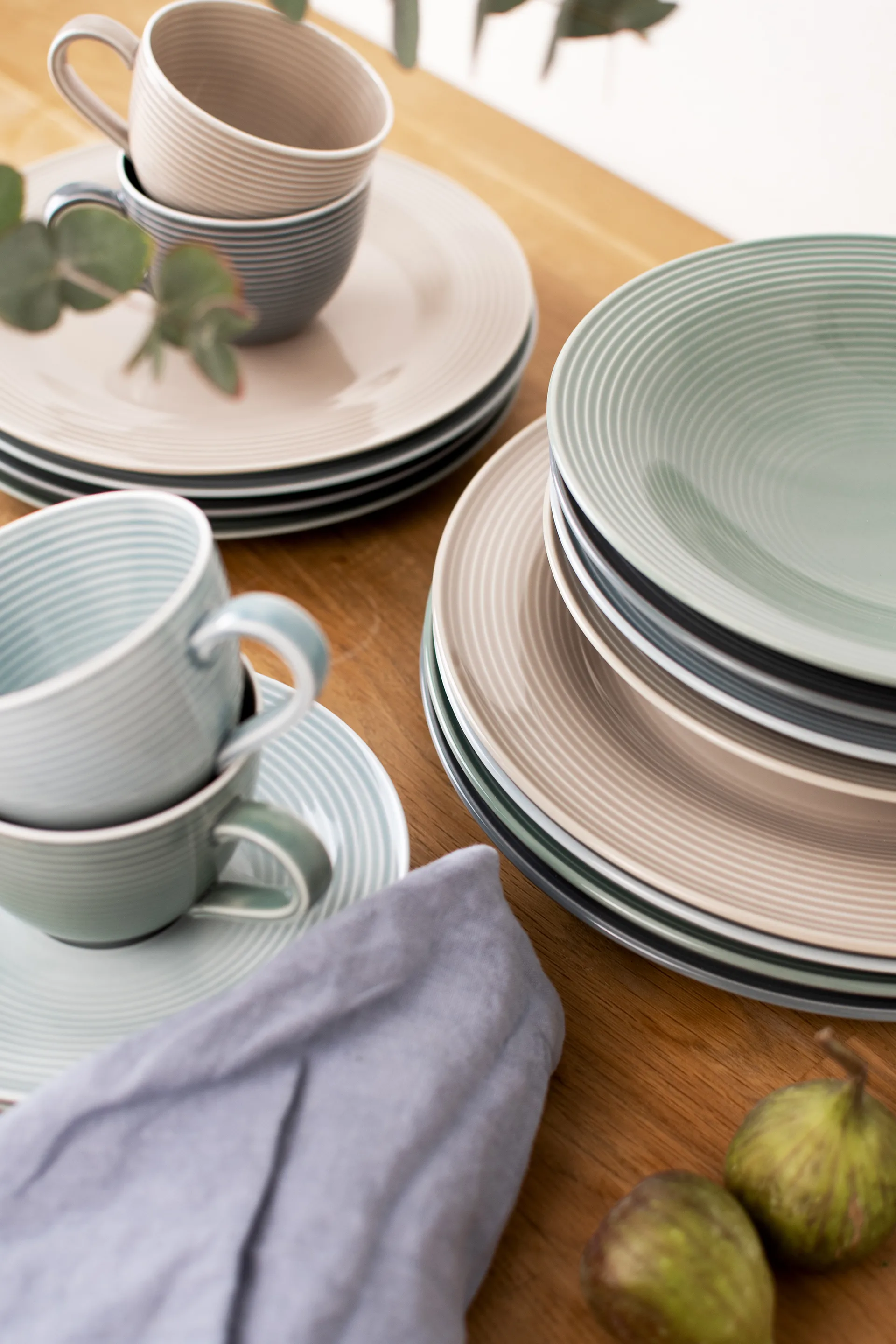 Conjunto de louça Beat 12 peças, Verde  Seltmann Weiden