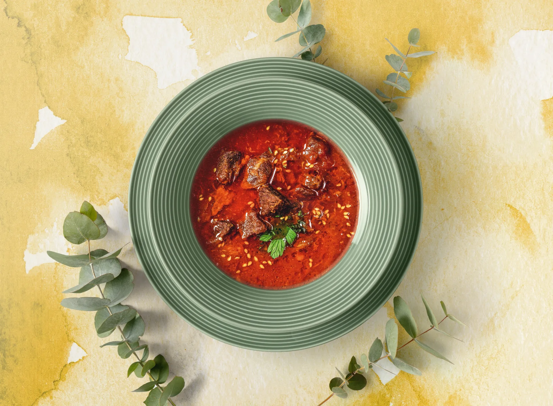 Conjunto de louça Beat 12 peças, Verde  Seltmann Weiden