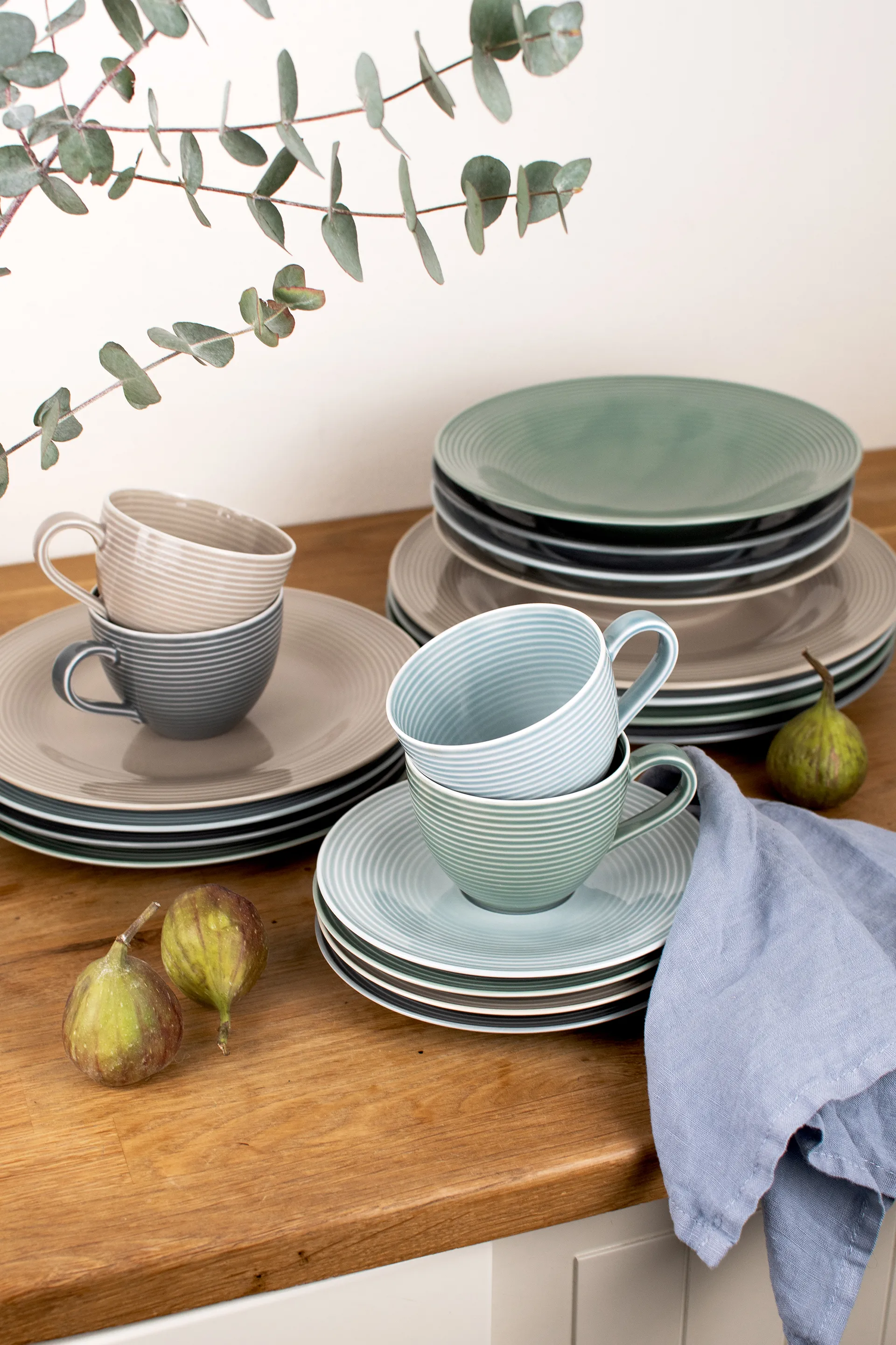 Conjunto de louça Beat 30 peças, Bege areia Seltmann Weiden