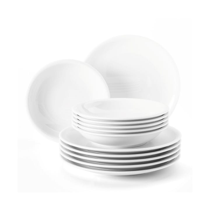 Conjunto de louça Compact 12 peças - Branco  - Seltmann Weiden