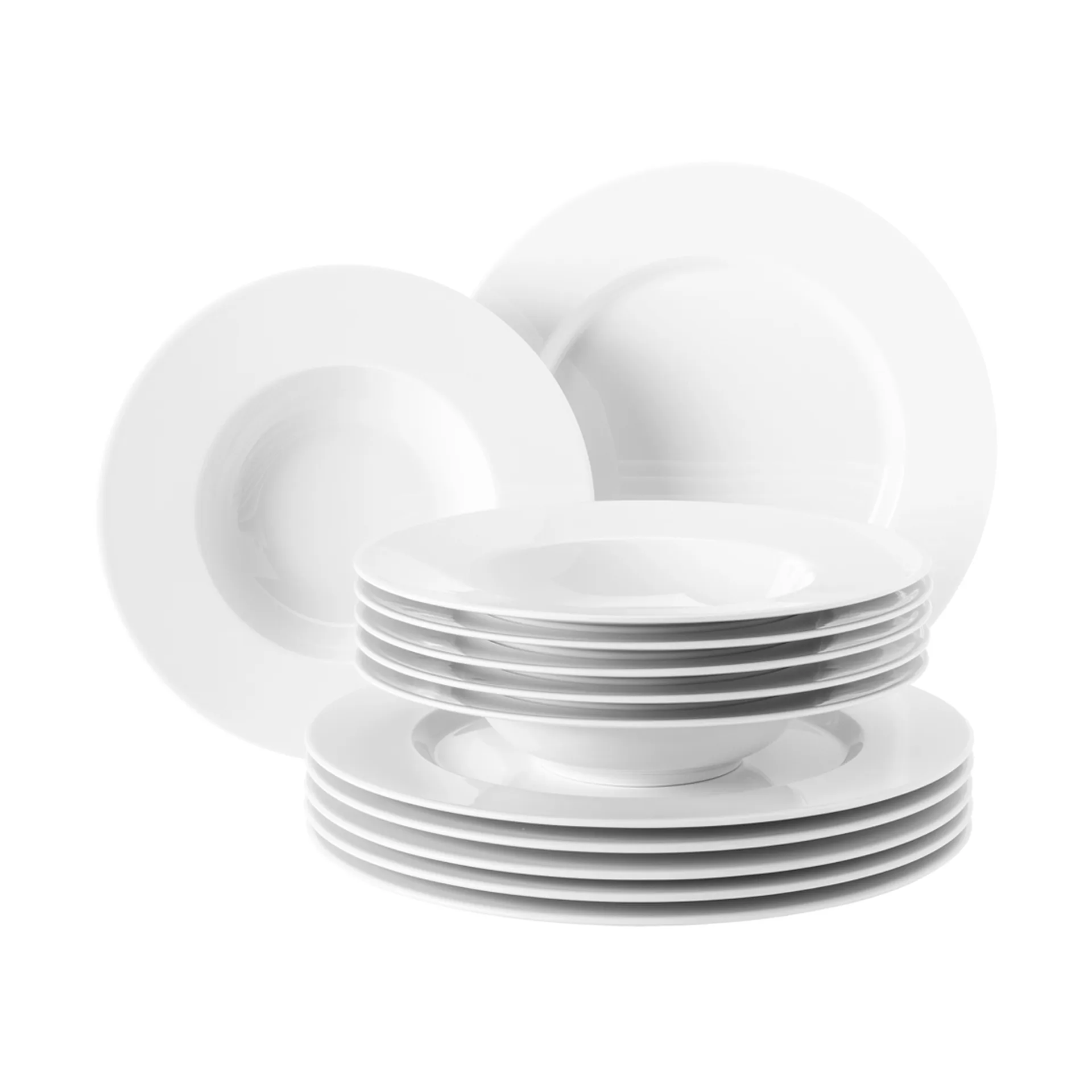 Conjunto de louça No Limits Life 12 peças, Branco  Seltmann Weiden