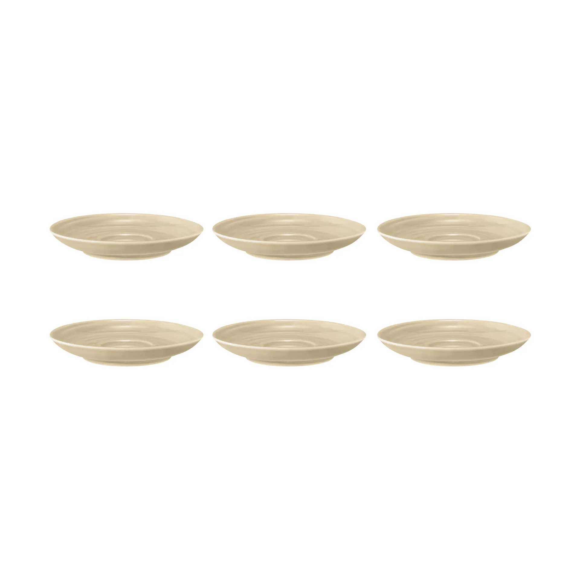 Pires de café Terra Ø12 cm 6-unidades, Areia bege  Seltmann Weiden