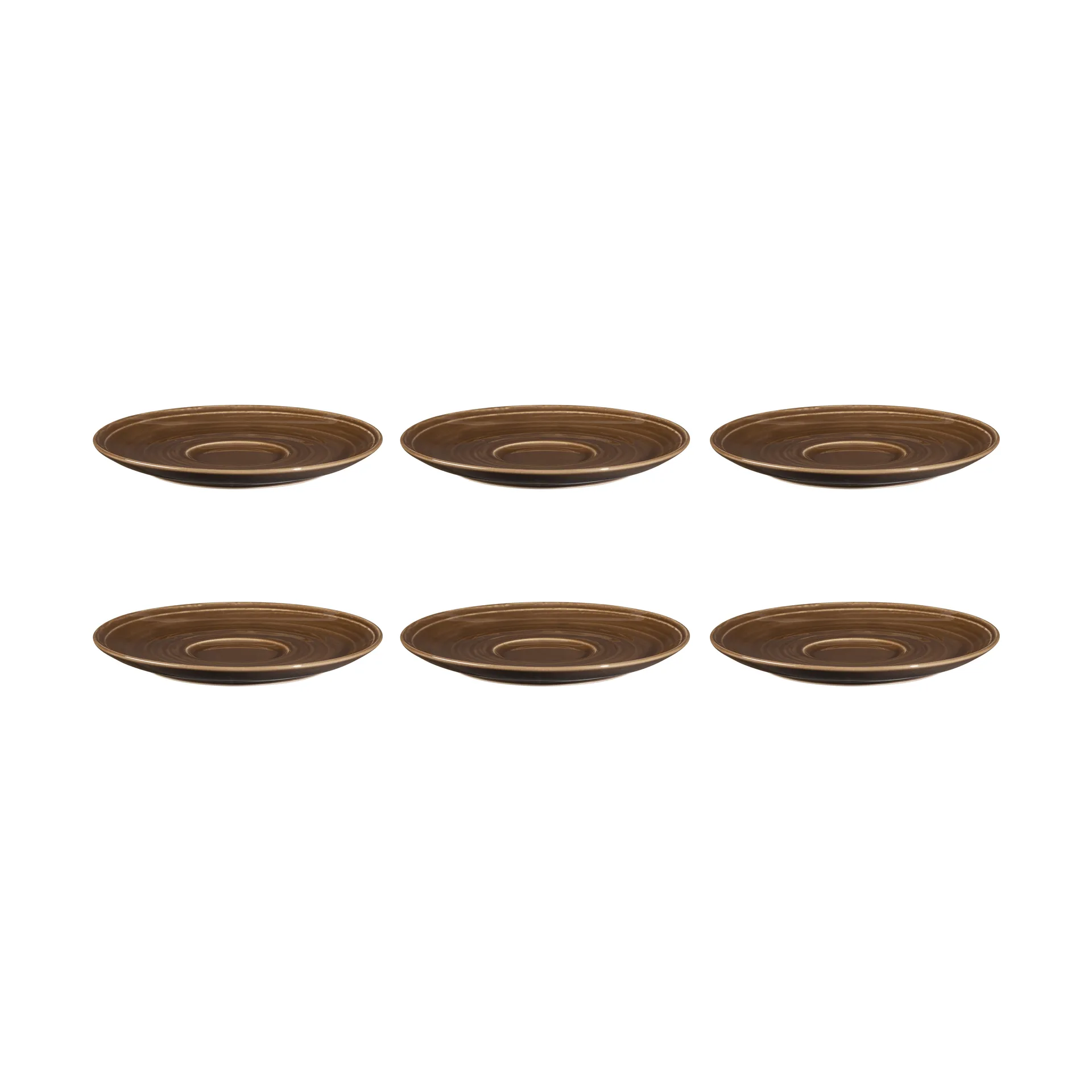 Pires de café Terra Ø16,1 cm 6-unidades , Earth Brown  Seltmann Weiden