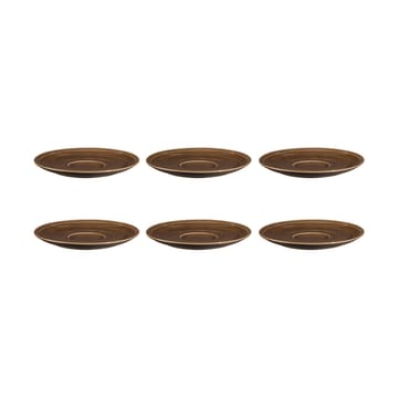 Pires de café Terra Ø16,1 cm 6-unidades  - Earth Brown  - Seltmann Weiden