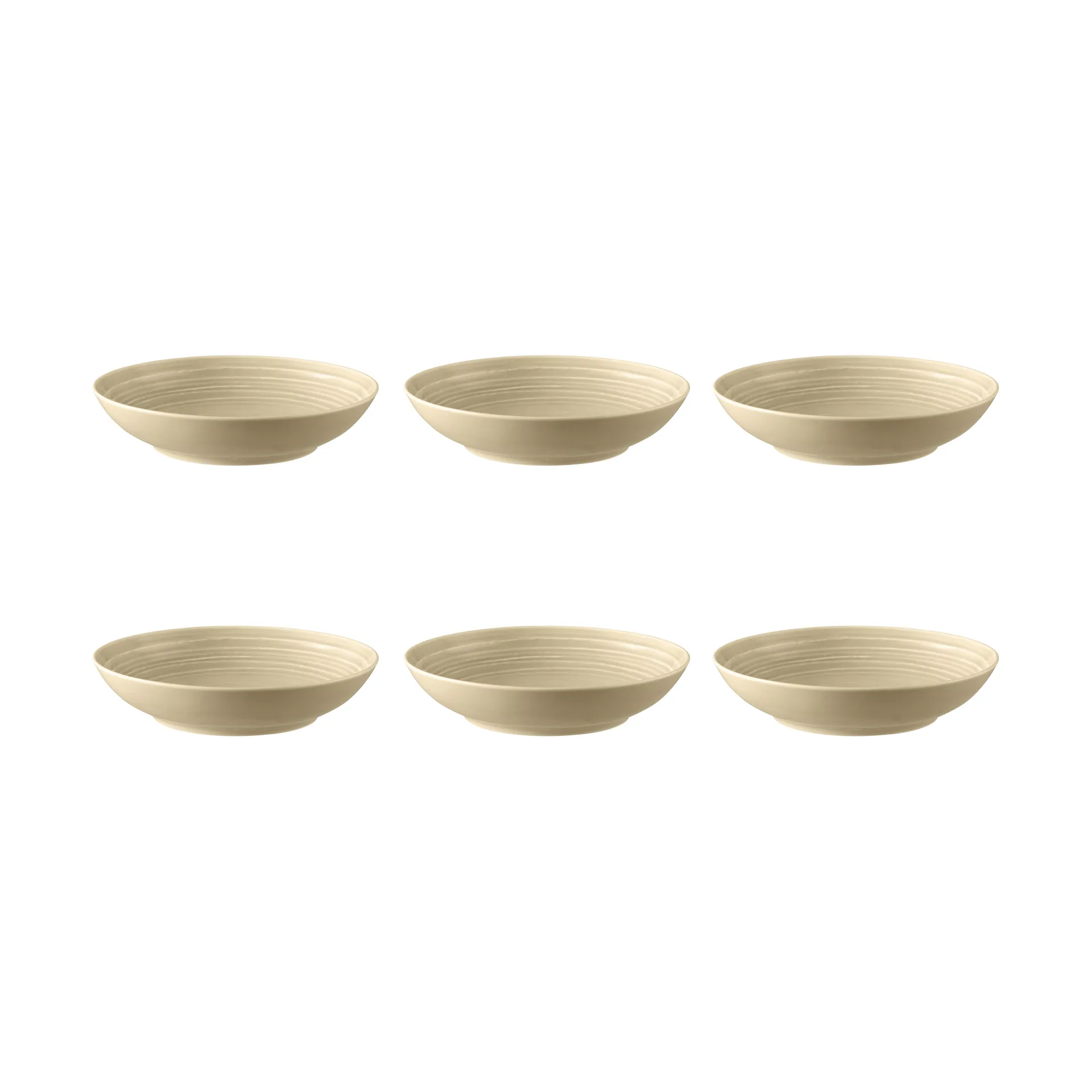 Prato fundo Terra Ø21,2 cm 6-unidades , Areia bege  Seltmann Weiden