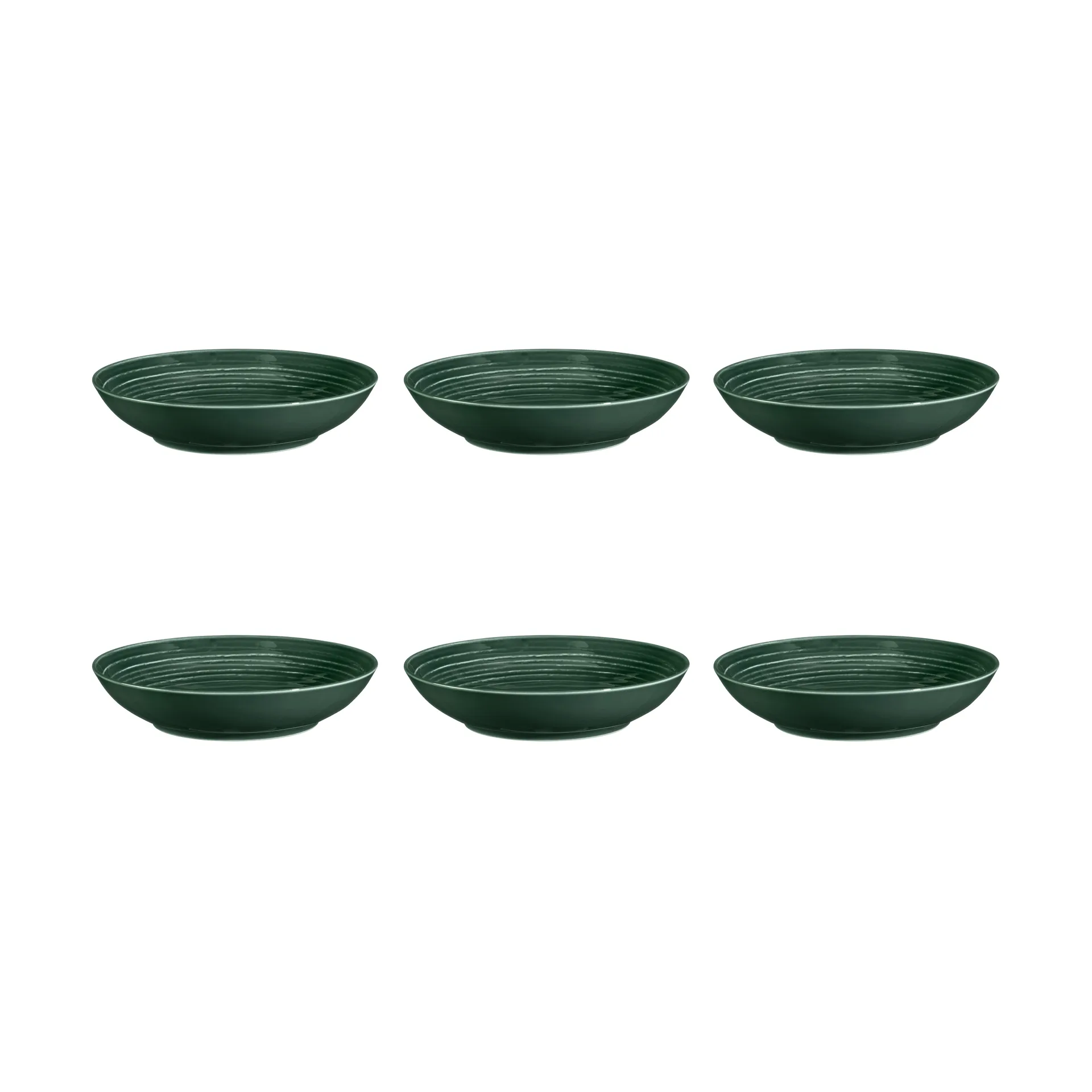 Prato fundo Terra Ø21,2 cm 6-unidades , Verde musgo  Seltmann Weiden