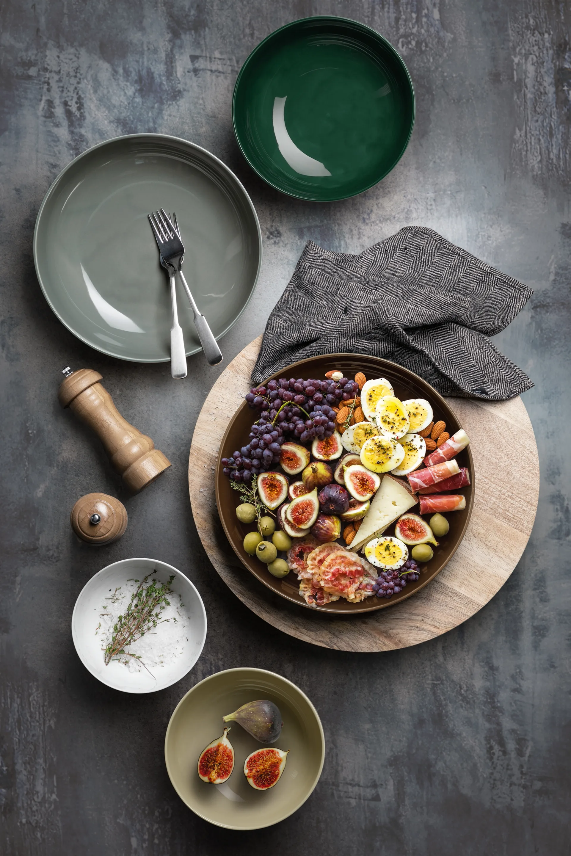 Tigela Terra Ø25,5 cm 2-unidades , Branco  Seltmann Weiden