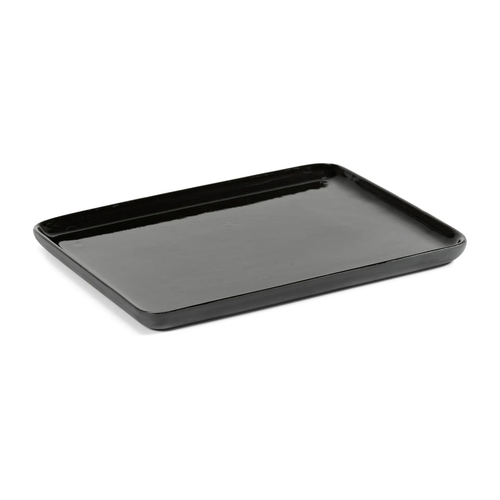 Bandeja retangular Cose M 16,2x19,2 cm, Cinzento escuro Serax