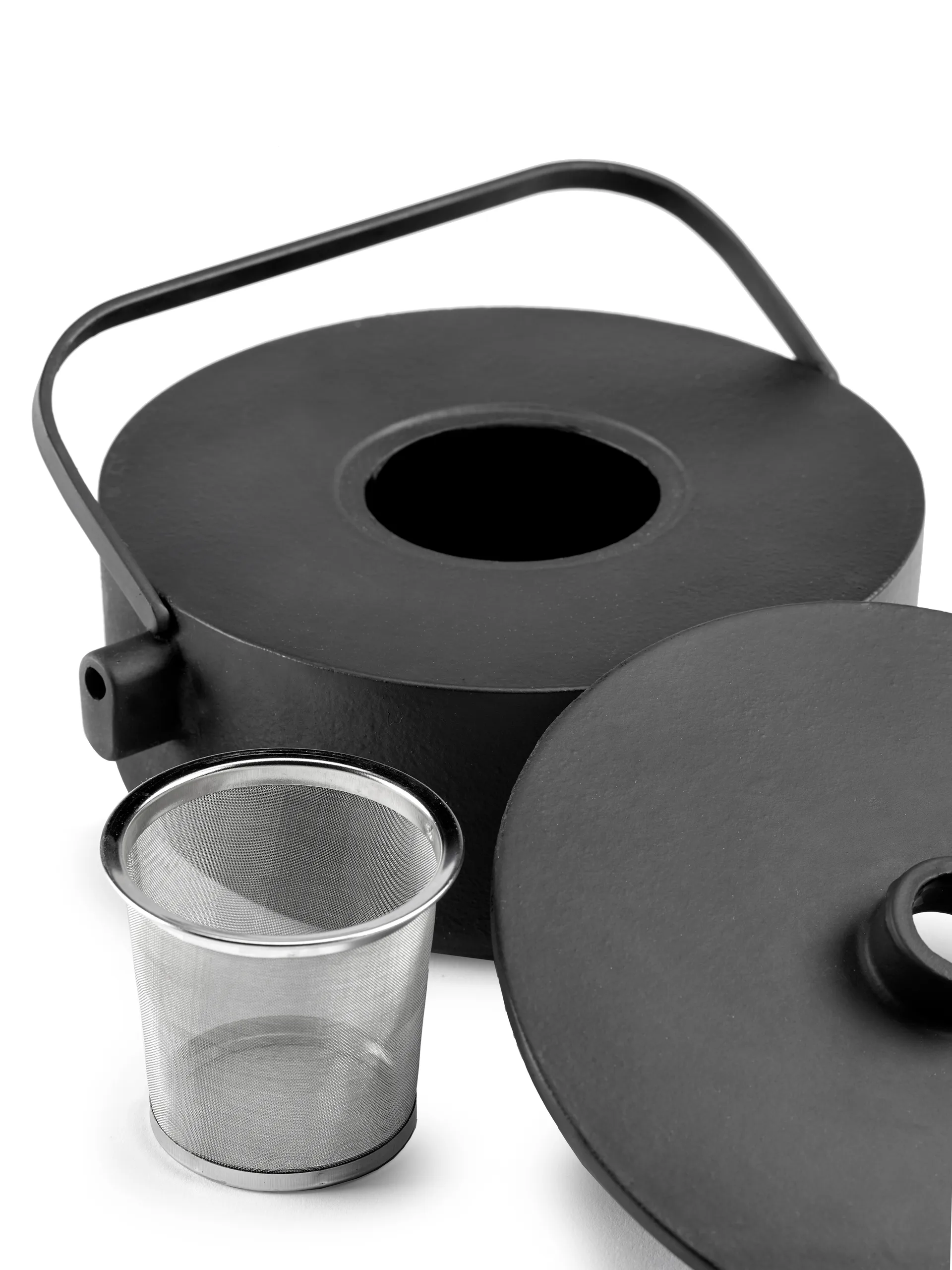 Bule de ferro fundido Collage 1,2 l, Preto Serax